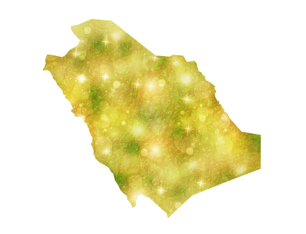 Country map　Saudi Arabia — Stockvector